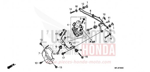 DRUCKEINHEIT VORN (CBR600RA) CBR600RAA de 2010